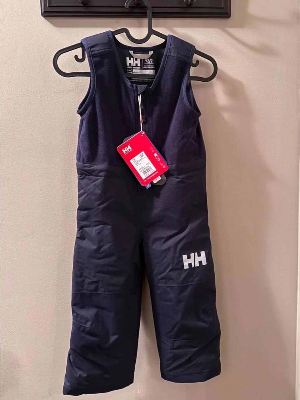 Helly Hansen Navy Vertical Insulated Bib Snow Pant